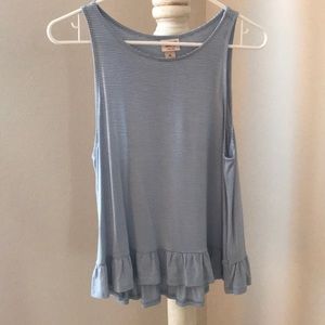 Blue and white stripe Target tank top
